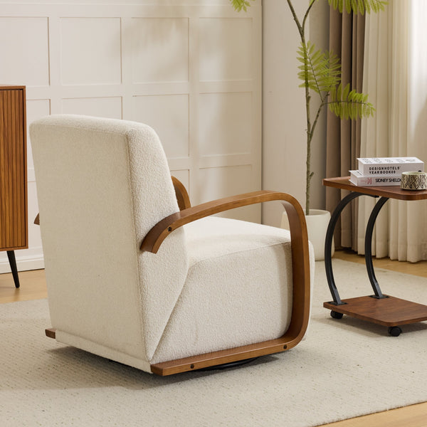 English Elm Meditation Chair - Ergonomic Cross-Legged Seating With Lumbar Support & Adjustable Cushion In Beige W3248P399635