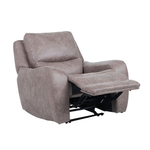 English Elm Contemporary Power Recliner with Plush High-Density Foam, Soft Track Arms, Hardwood Frame, Oversized Seat Brown 40 L x 34 W x 30 H B2741P391171