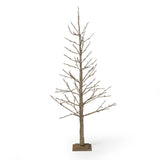 Christopher Knight Home® - Noble House - 5-foot Pre-Lit 186 Warm White LED Artificial Christmas Twig Tree