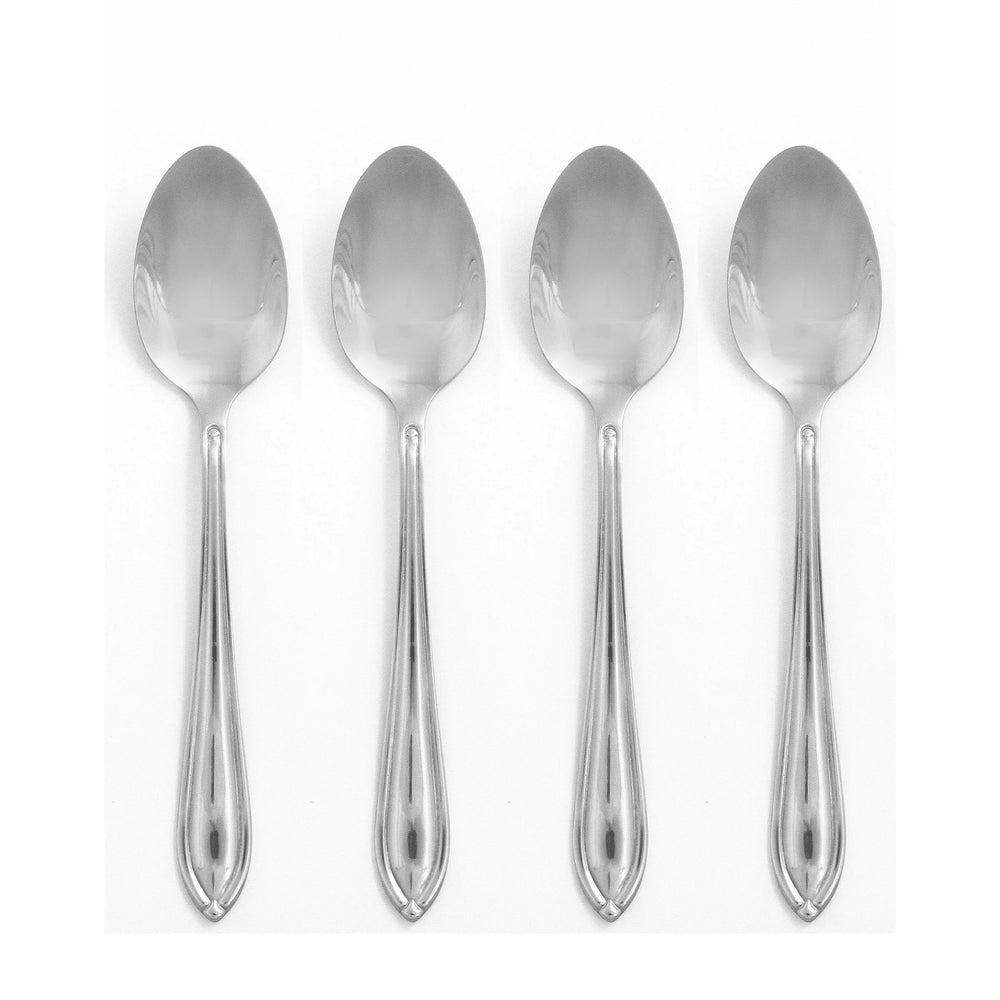 Lenox Hampton Forge Ginger 4-Piece Dinner Spoons Metallic, STAINLESS METAL 146A04DSUB
