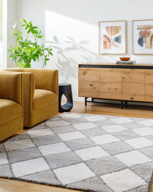 Livabliss Delight Plush Shag Area Rug Machine Woven Polyester High Pile Softness for Any Room DEL2307-537