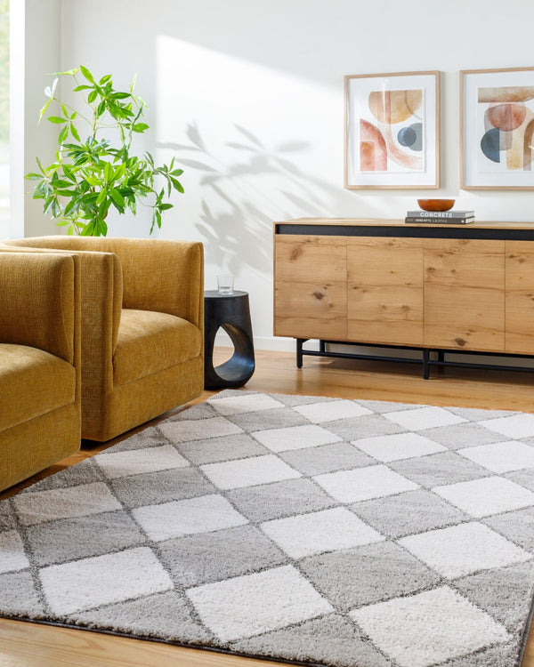 Livabliss Delight Plush Shag Area Rug Machine Woven Polyester High Pile Softness for Any Room DEL2307-537