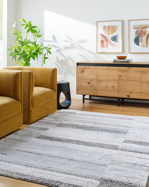 Livabliss Delight High Pile Shag Rug Turkish Woven Polyester Cozy Bedroom Living Room Accent DEL2308-537
