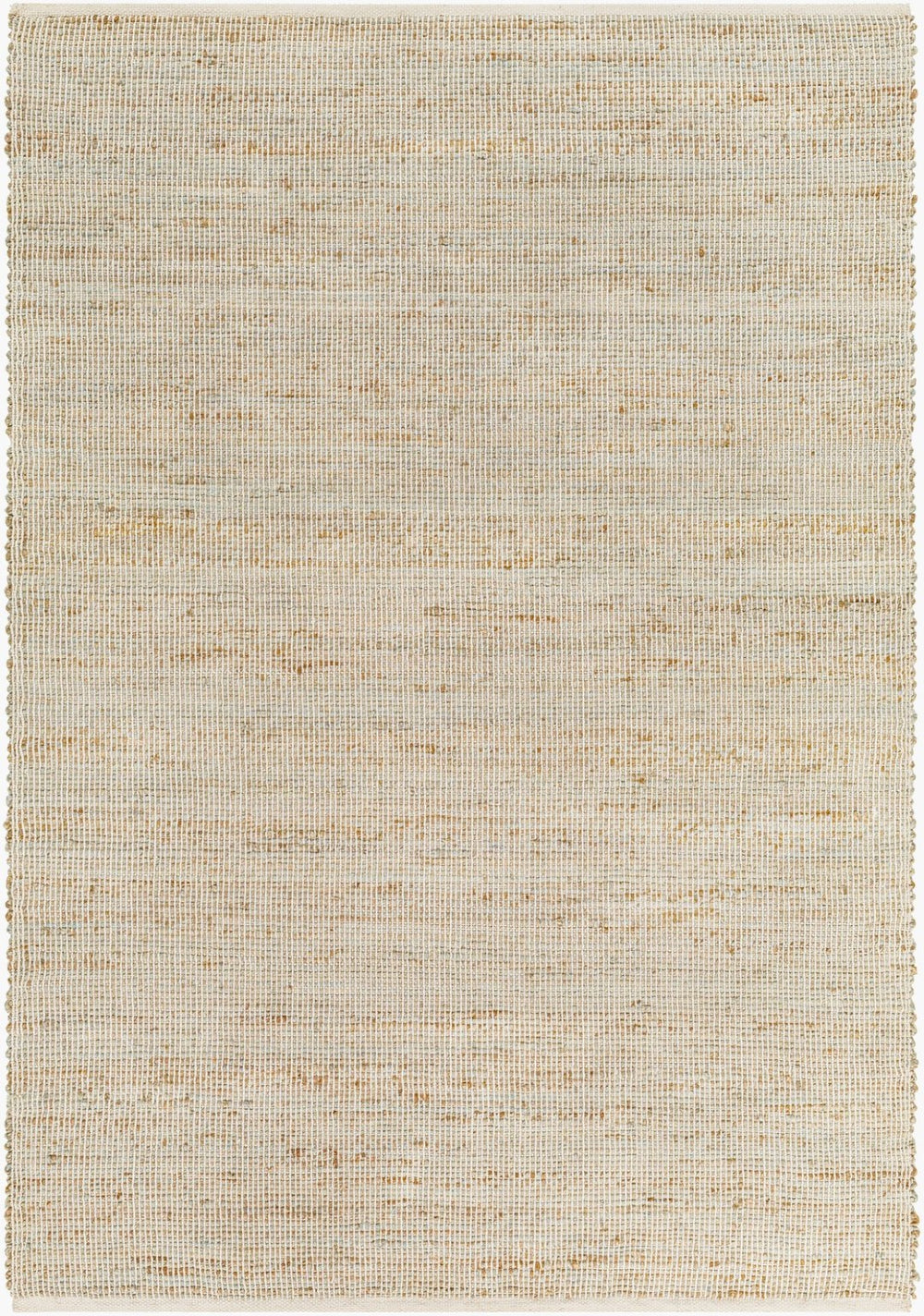 Livabliss Demi Handwoven Jute Flatweave Area Rug Natural Fiber Bohemian Rustic Living Room Accent Pale Blue, Ligh 5' x 7'6" DEM2301-576