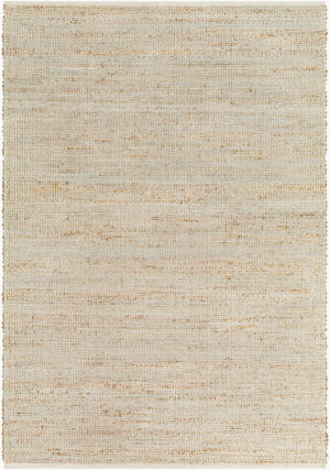 Livabliss Demi Handwoven Jute Flatweave Area Rug Natural Fiber Bohemian Rustic Living Room Accent Pale Blue, Ligh 5' x 7'6" DEM2301-576