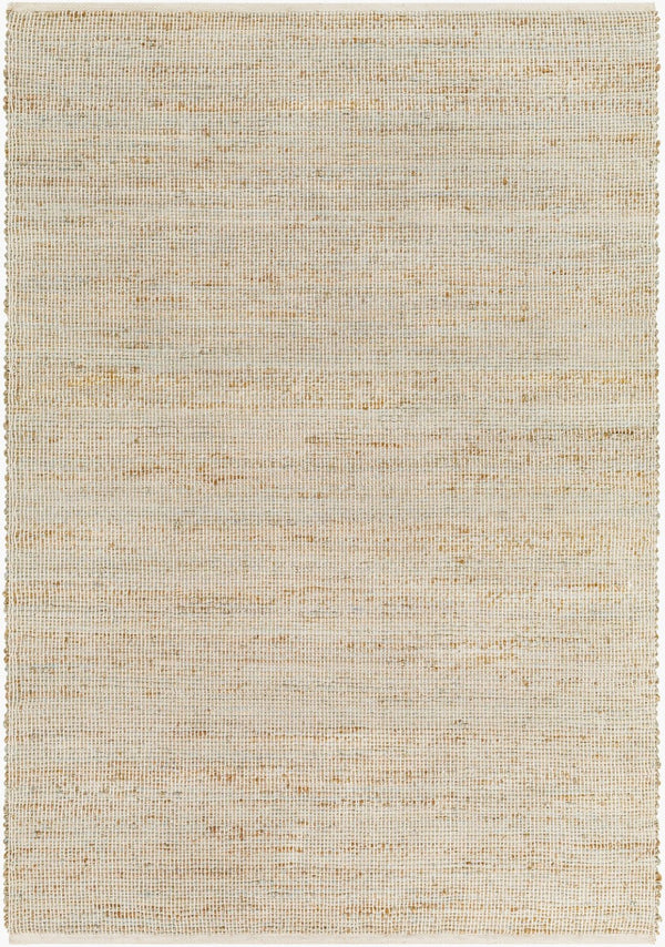 Livabliss Demi Handwoven Jute Flatweave Area Rug Natural Fiber Bohemian Rustic Living Room Accent Pale Blue, Ligh 5' x 7'6" DEM2301-576