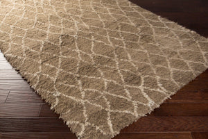 Surya Denali Handmade Rug - Luxurious 2' X 3' Premium Wool, Durable & Timeless Design For Your Home Taupe Wool Den5001-58