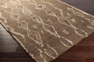 Surya Denali Handmade Rug - Luxurious 2' X 3' Premium Wool, Durable & Timeless Design For Your Home Brown Wool Den5003-23