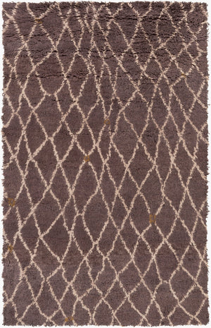 Surya Denali Handmade Rug - Luxurious 2' X 3' Premium Wool, Durable & Timeless Design For Your Home Plum Wool Den5005-58