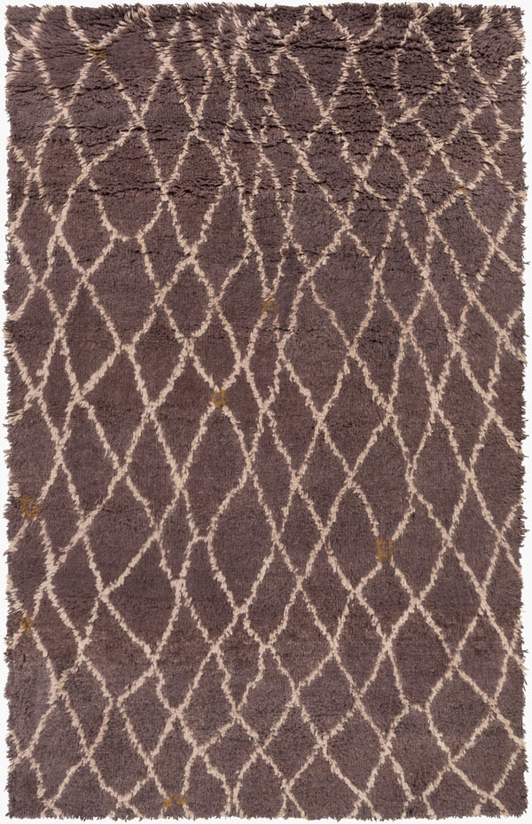Surya Denali Handmade Rug - Luxurious 2' X 3' Premium Wool, Durable & Timeless Design For Your Home Plum Wool Den5005-58