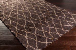 Surya Denali Handmade Rug - Luxurious 2' X 3' Premium Wool, Durable & Timeless Design For Your Home Plum Wool Den5005-58