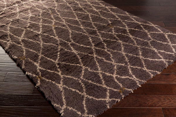 Surya Denali Handmade Rug - Luxurious 2' X 3' Premium Wool, Durable & Timeless Design For Your Home Plum Wool Den5005-58