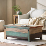 Christopher Knight Home® - Noble House - Combes Boho Handmade Distressed Mango Wood Storage Coffee Table