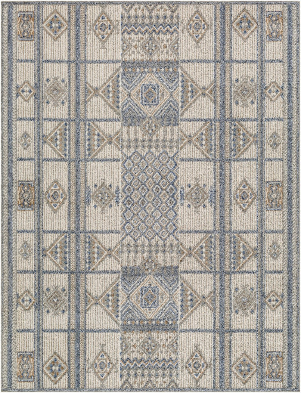 Livabliss Delphi Global Pattern Machine Woven Polypropylene Rug for Living and Dining Rooms DEP2301-537