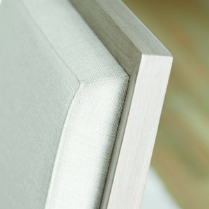 Bernhardt Bernhardt Axiom Arm Chair With Linear Gray Frame, Plush Upholstery, Tailored Stitching For Comfort 381542