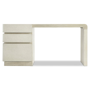 Bernhardt Bernhardt Arcadia Desk With Raffia-Wrapped Panels, Oak Wire-Brushed Clay Finish, File-Ready Drawers D34510