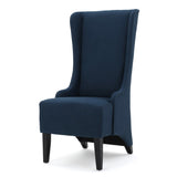 Christopher Knight Home® - Noble House - Callie Dark Blue Fabric Dining Chair