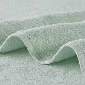 JLA Home Madison Park Signature - Ultra-Soft premium 100% long-staple cotton towels — 800 GSM plush, antimicrobial, Oeko-Tex certified comfort Seafoam MPS73-528