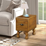 Solid Wood End Table, 23.6