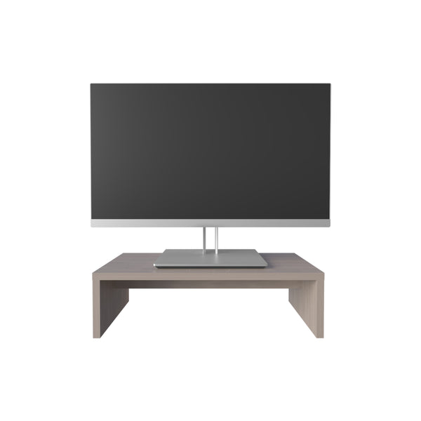 English Elm Monitor Stand Kent White Oak – Ergonomic Desk Riser 19"W Compact Storage Shelf for Better Posture B092P228568