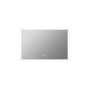 English Elm Aurorium Led Lighted Vanity Mirror with Defogger Touchscreen 48 Inch Bathroom Wall B2731P478350