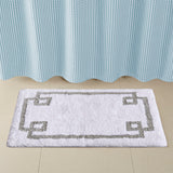 Madison Park Evan Transitional Cotton Tufted Bath Rug 24x40 MP72-7333 White