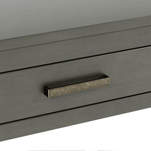 English Elm U_Style 62.2'' Farmhouse Console Table With 3 Drawers, Bottom Shelf & Iron Handles For Home Decor N711P234485E-GIGA