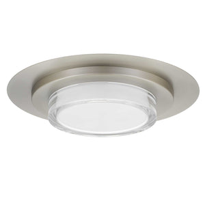 English Elm 16 Inch Square Led Flush Mount Ceiling Light with Acrylic Diffuser for Modern Interiors Chrome B370P400760