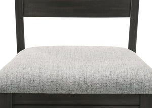 English Elm Contemporary 6-Piece Dining Set With Extendable Table, Upholstered Chairs, And Stylish Bench Design B011S02018