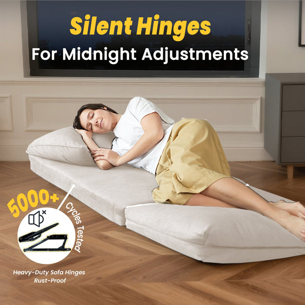 English Elm Aria Modern Modular Sofa Bed Set Of 2 – 6-Position Adjustable, Space-Saving, Pet-Friendly Comfort W3391S00006