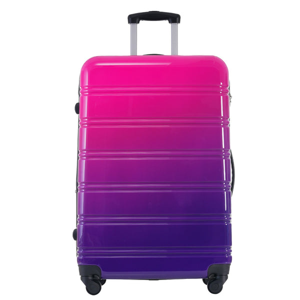 English Elm Hardshell Polycarbonate 3 Piece Luggage Set Spinner Wheels Tsa Lock Expandable Travel Multicolor Purple N732P184448Z