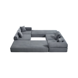 English Elm United We Win Convertible Sofa Bed - Plush Corduroy With Memory Foam, Perfect For Small Spaces! W1568S00252-GIGA