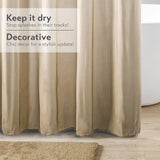 Madison Park Ara Modern/Contemporary Ombre Printed Seersucker Shower Curtain MP70-7541 Taupe