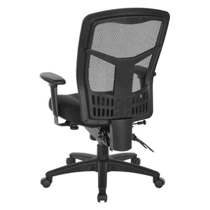 OSP Home Furnishings Progrid® High Back Mesh Office Chair with Lumbar Support and Pneumatic Seat Adjustment 92892-30
