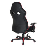 OSP Home Furnishings Vapor Gaming Chair Red/Black
