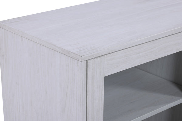 English Elm Sestriere 70 Inch Electric Fireplace Tv Stand with Walnut Finish and Cabinet Storage B2749P413262