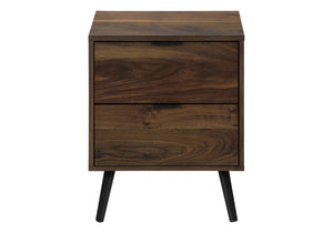 English Elm Accent Side Table Rustic Grey Laminate Compact Storage Cabinet Transitional Bedroom Walnut B2710P461696