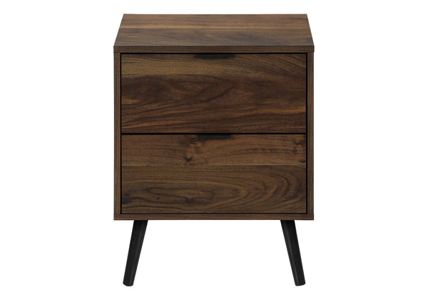 English Elm Accent Side Table Rustic Grey Laminate Compact Storage Cabinet Transitional Bedroom Walnut B2710P461696