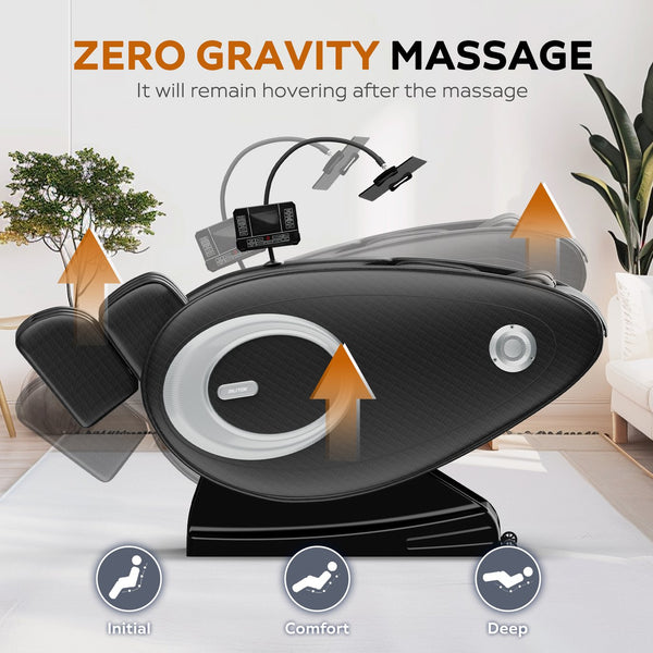 English Elm Massage Chair Recliner With Zero Gravity Technology For Full-Body Relief And Ergonomic Comfort W1875P370128