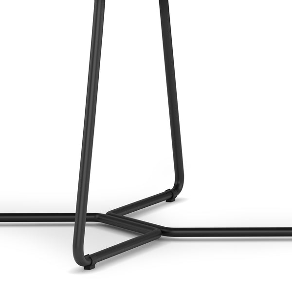 English Elm Wilcox Curved Padded Dining Chairs Set of 2 in Charcoal Grey – Upholstered Comfort on Metal Legs B136P159656