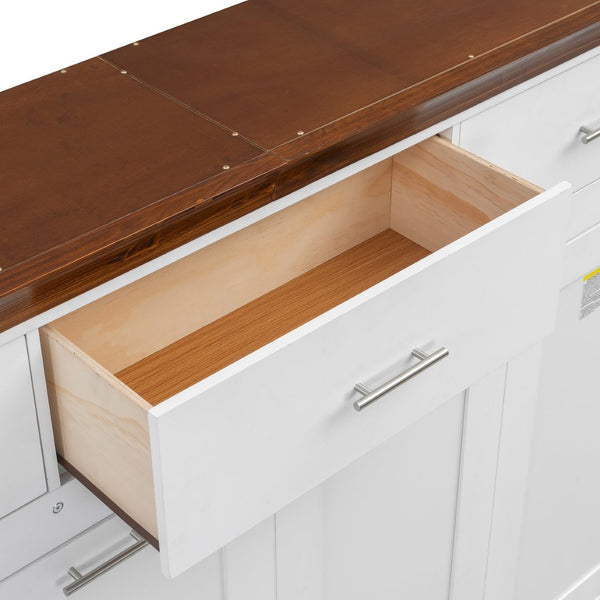 English Elm Twin Size Murphy Bed With 3 Drawers – Space-Saving Design For Small Rooms, Stylish White Finish N7090004021K-GIGA