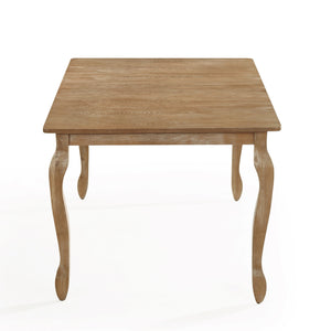 English Elm Christopher Knight Home® - EXT. EXT. DINING TABLE with French Country Cabriole Legs, Butterfly Leaf Expandable Rustic Chic 79.65" Natural N771P355876G