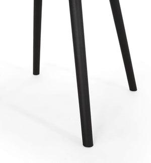 English Elm Christopher Knight Home® - POPPY Weather-Resistant Outdoor Dining Chairs Set of 4 in Black — Durable Polypropylene Mesh Design N776P276728B