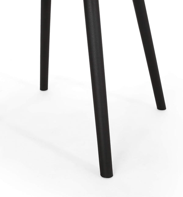 English Elm Christopher Knight Home® - POPPY Weather-Resistant Outdoor Dining Chairs Set of 4 in Black — Durable Polypropylene Mesh Design N776P276728B