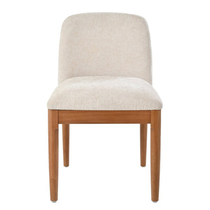English Elm Modern Woven Rope Back Dining Chairs Walnut Rubberwood Legs Set of 2 for Any Room N762P379418D