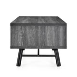 Christopher Knight Home® - Noble House - Burgoyne Mid-Century Modern Coffee Table with Storage