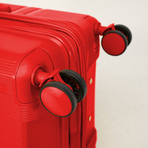 English Elm 6-piece Hard Shell Spinner Luggage Set Expandable Polypropylene with Combo Lock Red T3292P328777