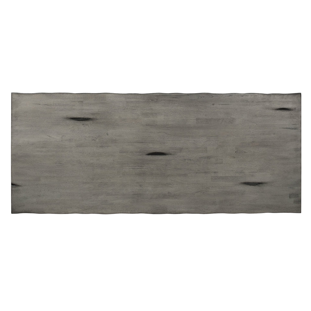 English Elm Rustic Amsonia 72" Distressed Gray Counter Height Dining Table Solid Rubberwood Sturdy Base Finish B011P194919