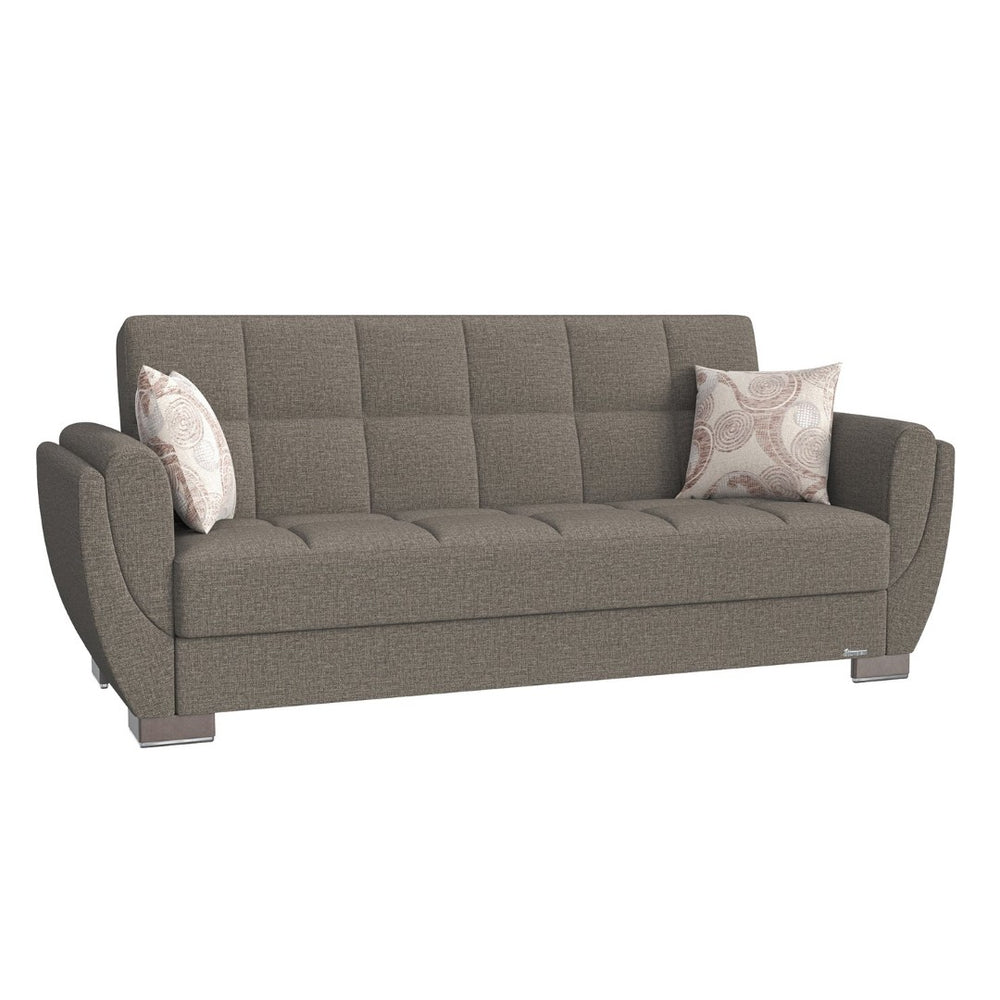 English Elm Primenest Skyhaven Convertible Sofabed With Storage – Chic Brown Upholstery For Small Spaces B030P286505-GIGA