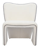 Novo Accent Chair Ivory 110201 Zuo Modern